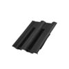 Black Double Roman Tile Vent