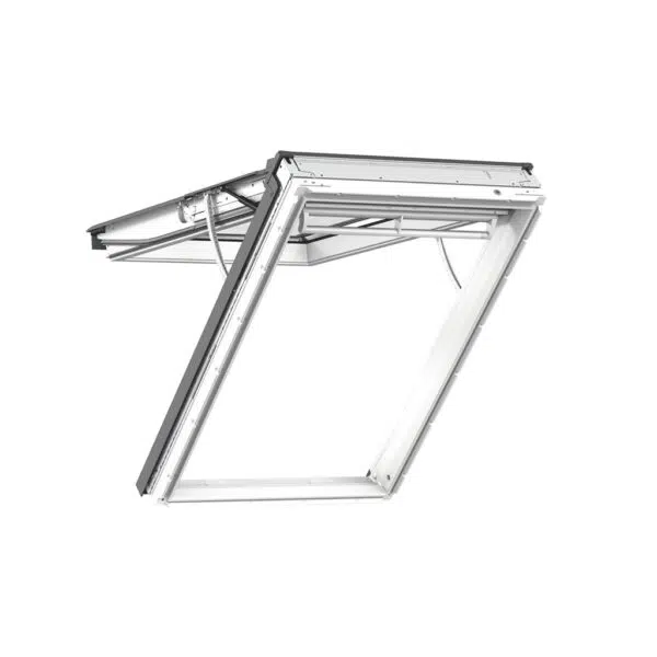White Polyurethane Laminated Top-Hung Electric Roof Window
