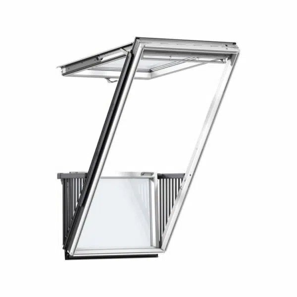 White Painted Cabrio Balcony System