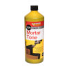 This image displays the front of the product which is a Everbuild 209 Liquid Mortar Tone - Black 1 Litre