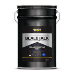 Everbuild Black Jack 907 Solar Reflective Paint – 25 Litre This image displays the front of the product which is Everbuild Black Jack 907 Solar Reflective Paint – 25 Litre