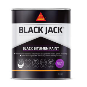 Sika Black Jack 901 Black Bitumen Paint – 1 Litre