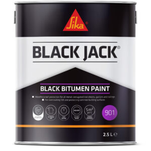 Sika Black Jack 901 Black Bitumen Paint – 2.5 Litre