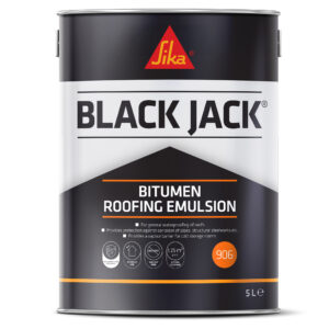 Sika Black Jack 906 Bitumen Roofing Emulsion – 5 Litre