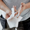 This image displays the Everbuild Multi-Use Wonder Wipes Cleaning Hands