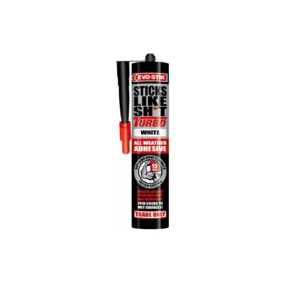Evo-Stik Sticks Like Sh*t Turbo, White – 290ml