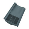 This image displays the front of the product which is a Klober Single Pantile Vent - Slate Grey KG9860-0429