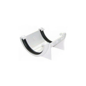 FloPlast Round Gutter Union, White