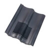 This image displays the front of the product which is a Klober Double Pantile Vent - Slate Grey KG9858-3-0429