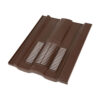 This image displays the front of the product which is a Klober Profile-Line Limarech Tile Vent - Brown KG9859-3-0247