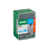 This image displays the front of the product which is aSpax T-Star Plus Raised Countersunk Wirox Coated Screws - 4.5x45