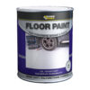 This image displays the front of the product which is a Everbuild Floor Paint Matt Grey - 5 Litre