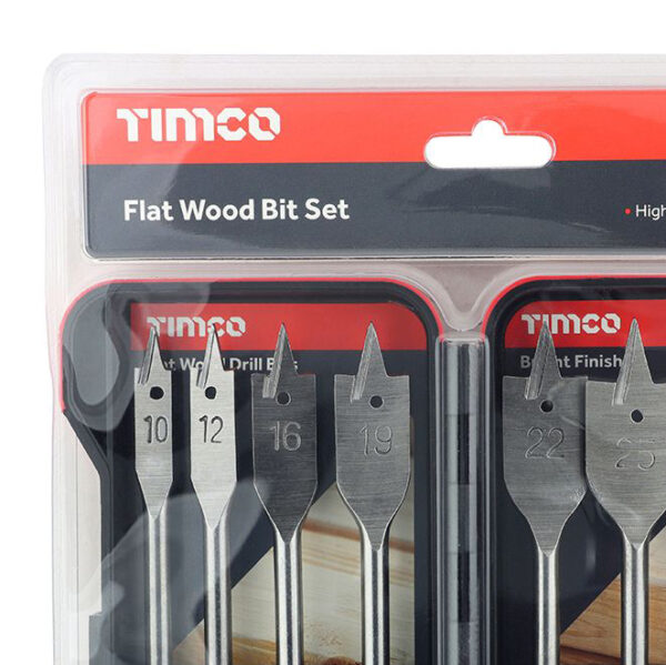 Timco Flat Wood Bit Set