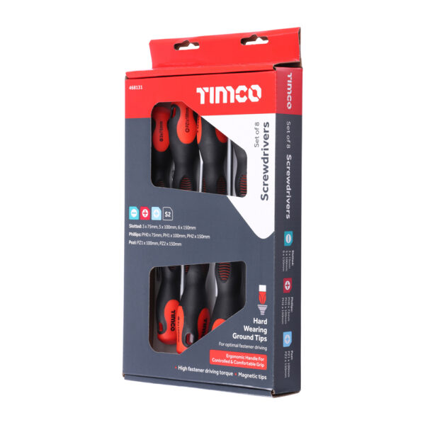 Timco Screwdriver 8-Tool Set