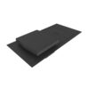 This image displays the product which is a Timloc Universal Hooded Slate vent.