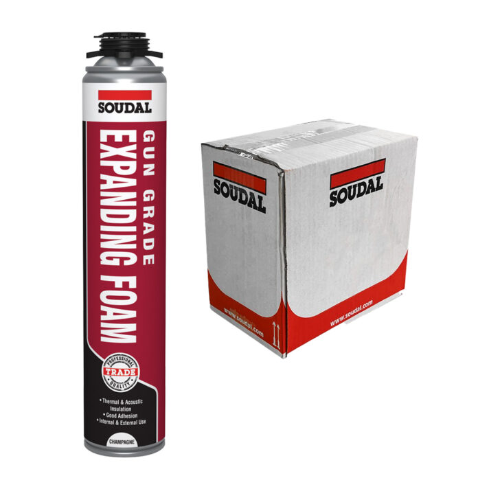 Soudal Trade Gun Grade Expanding Foam 750ml (Box of 12) ERoofing