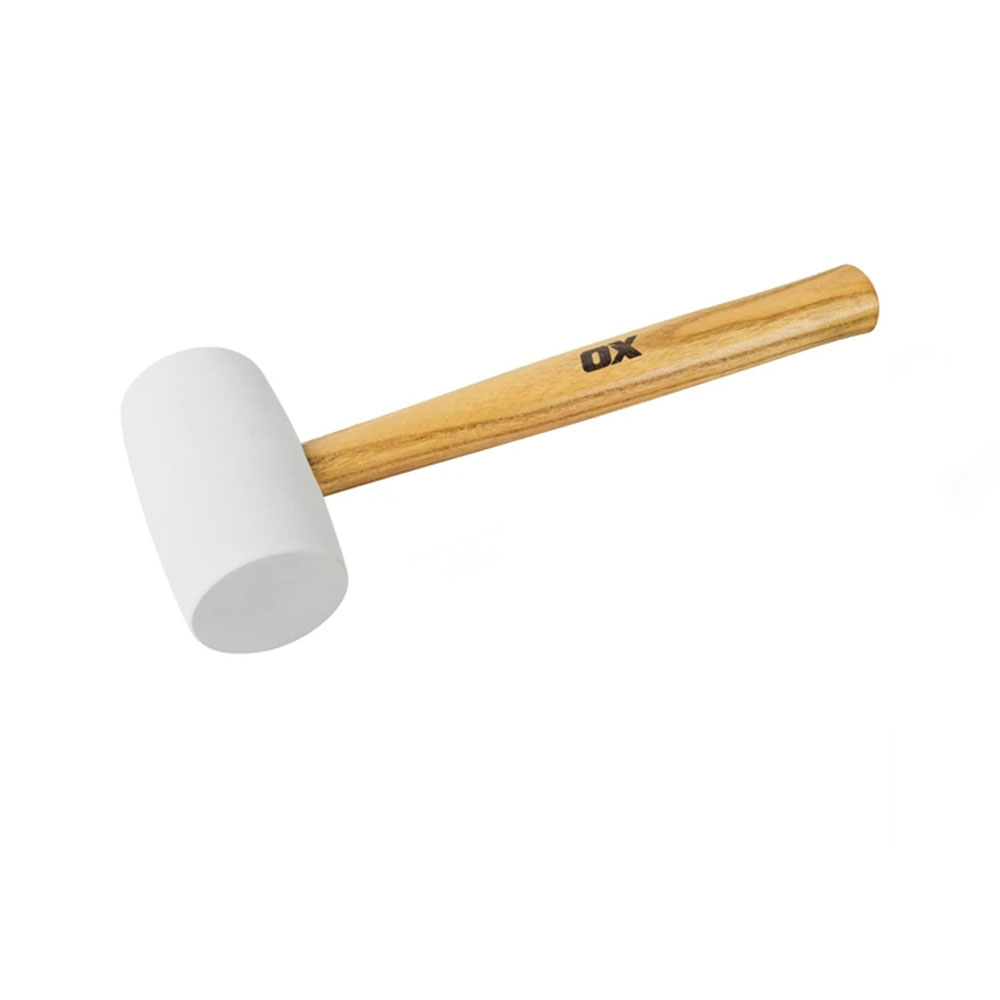 OX Pro White Rubber Mallet