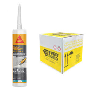 Sika SikaSeal Sanitary Silicone + white 295ml (Box of 25)