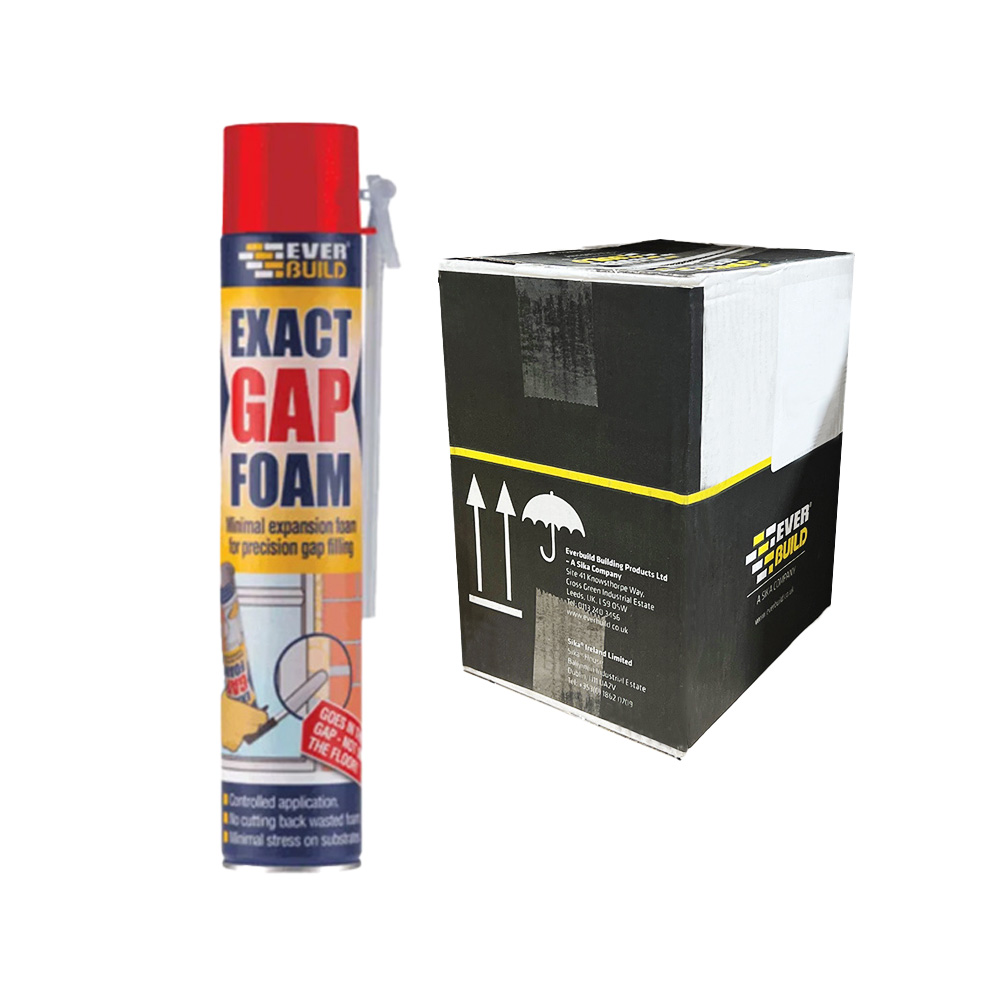 Everbuild Exact Gap Foam 500ml (Box of 12) ERoofing