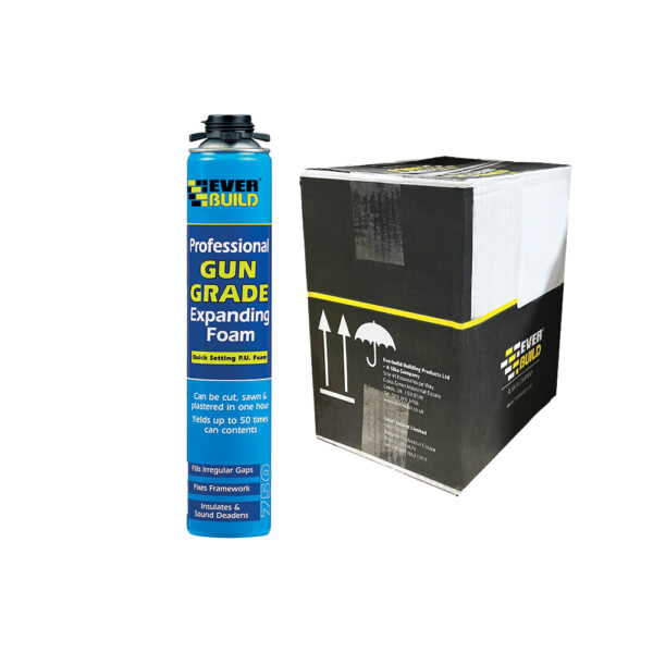 Everbuild Gun Grade Expanding Foam 750 ml (Box of 12) ERoofing