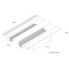 This image displays the front of the product which is a Hambleside Danelaw Tile Vent TV15-7