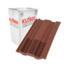 This image displays the front of the product which is a Klober 15x9 Tile Vent - Antique Red KG9690-0116 (Box of 10)