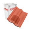 This image displays the front of the product which is a Klober Double Pantile Vent - Terracotta KG9858-3-0152 (Box of 10).
