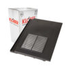 This image displays the front of the product which is a Klober Profile-Line Flat Tile Vent - Black KG9856-3-0450 (Box of 10).