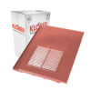 This image displays the front of the product which is a Klober Profile-Line Flat Tile Vent - Terracotta KG9856-3-0152 (Box of 10).