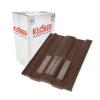 This image displays the front of the product which is a Klober Profile-Line Limarech Tile Vent - Brown KG9859-3-0247 (Box of 10).