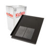 This image displays the front of the product which is a Klober Thin Line Vent - Black KG9855-3-0450 (Box of 10).