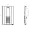 This image displays the product Timloc Mini Castellated Tile Vent's Diagram