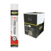 This image displays the front of the product which is a Everbuild B1 Hand Held Expanding Fire Rated Foam - Pink 750 ml (Box of 12)