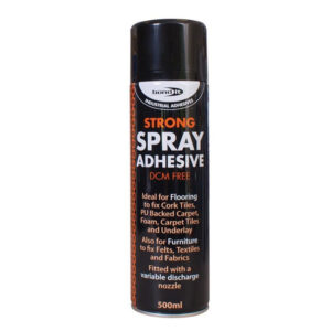 This image displays the front of the Bond-It Aerosol Spray Adhesive 500ml Beige Can