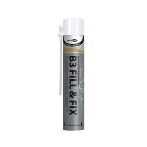 This image shows the front of the can for the product Bond-It-B3-Fill-And-Fix-Expanding-Foam-Aerosol-Beige-750ml