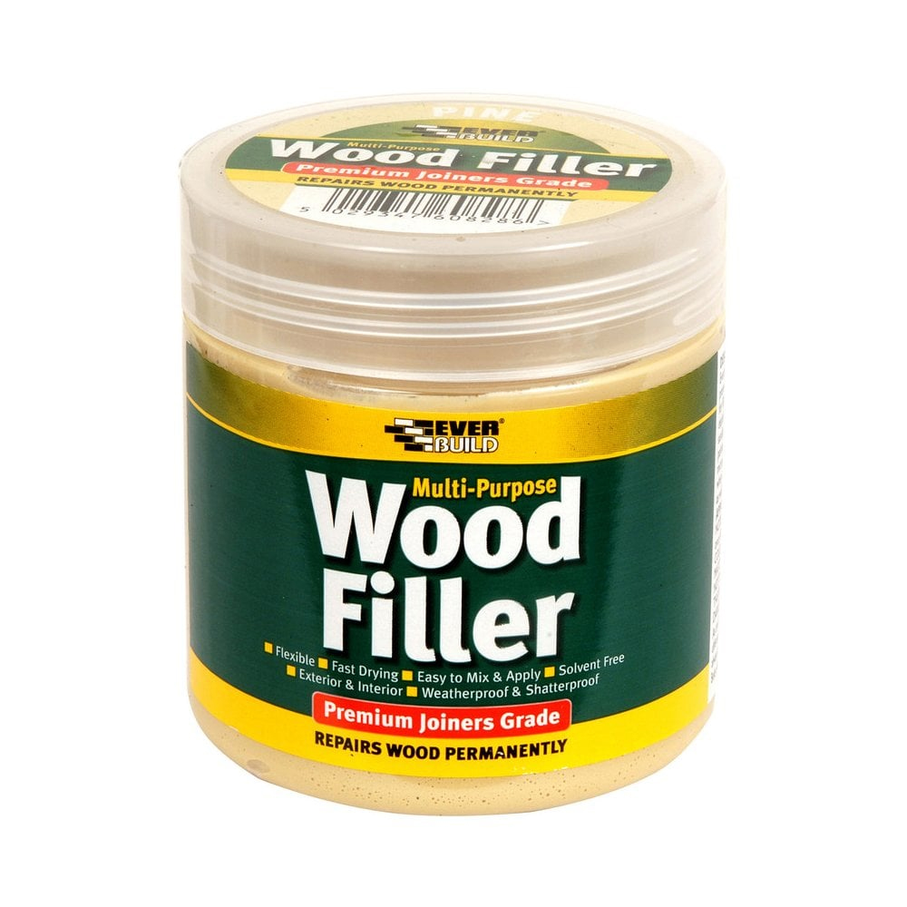 Everbuild MultiPurpose Wood Filler 250ml Dark Oak ERoofing