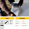 This image displays a diagram of the product Sika MultiSeal Self Adhesive Bituminous Sealing Tape - 300mm x 10m
