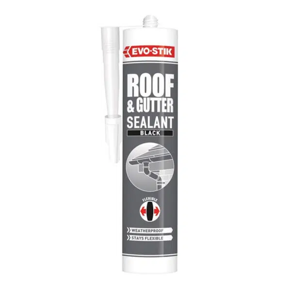 This image displays the front product which is a Evo-Stik Roof & Gutter Sealant - 290ml