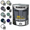 Ronseal 10 Year Weatherproof Wood Paint (2 in 1 Formula) Satin