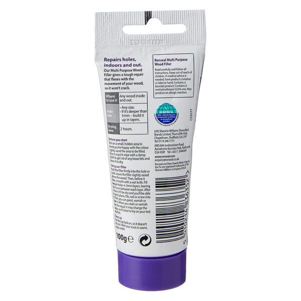 Ronseal Multi Purpose Wood Filler - 100g