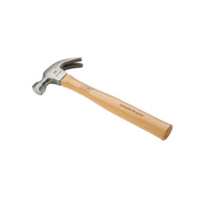 This image displays the front of the product which is a OX Tools OX Trade Hickory Handle Claw Hammer - 16oz/450g