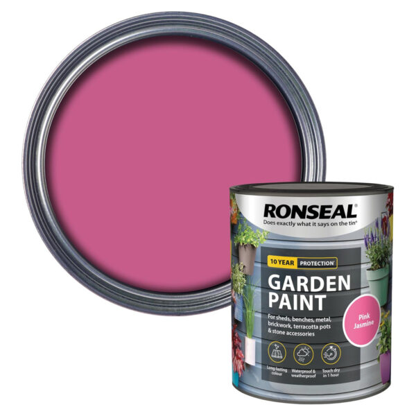 Ronseal Garden Paint - Pink Jasmine 750ml