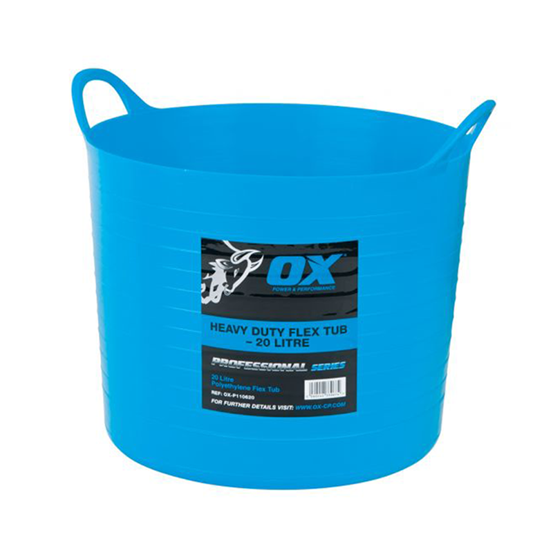 OX Tools Pro Heavy Duty Flexi Tub - 20L