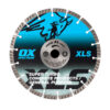 This image displays the front of the product which is a OX Trade XL Super - Turbo Segmented Diamond Blade - Concrete & GP - 230-22.23mm