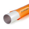 This image displays the front of the product which is a Aluflow Downpipe 2.5m White
