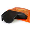 This image displays the front of the product which is a Aluflow Gutter Deepflow 90 Deg Internal Angle Black