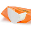 This image displays the front of the product which is a Aluflow Gutter Deepflow LH Stopend White