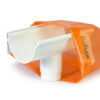 This image displays the front of the product which is a Aluflow Gutter Deepflow Running Outlet White
