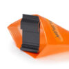 This image displays the front of the product which is a Aluflow Rock N Lock Gutter Bracket Grey