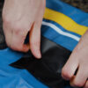 This image displays the Gorilla Waterproof Patch & Seal Tape - Black Reparing Tarpool
